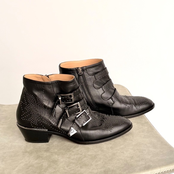 Chloé Black Susanna Studded Boot - Picture 5 of 9